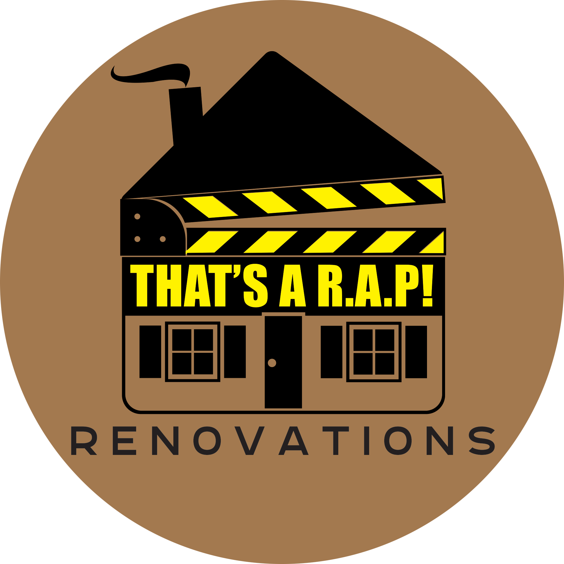 that's a rap renovations logo round